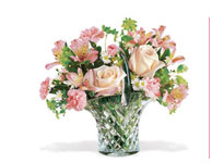 teleflora's galway irish crystal bouquet